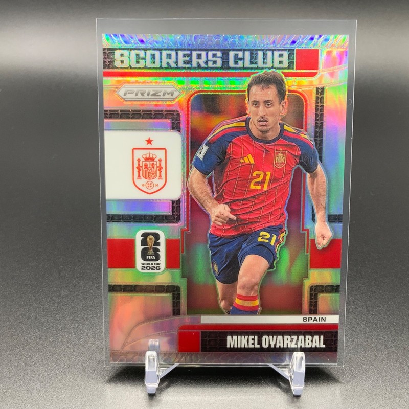 2026 Panini Prizm World Cup Scorers Club Mikel Oyarzabal Silver IYC6224