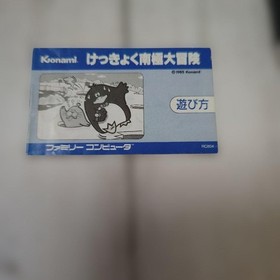 Antarctic Adventure Famicom Japan Used