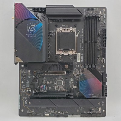 ASRock Phantom Gaming X870 Riptide WiFi 7 Ryzen Socket AM5 ATX Motherboard DDR5