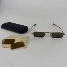 A.A Sutain KK No 139410 Vintage Good Tone Frame Lens Rectangle Sunglasses RARE