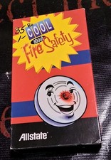 VHS Tape - Be Cool About Fire Safety - Gilbert Gottfried / Allstate