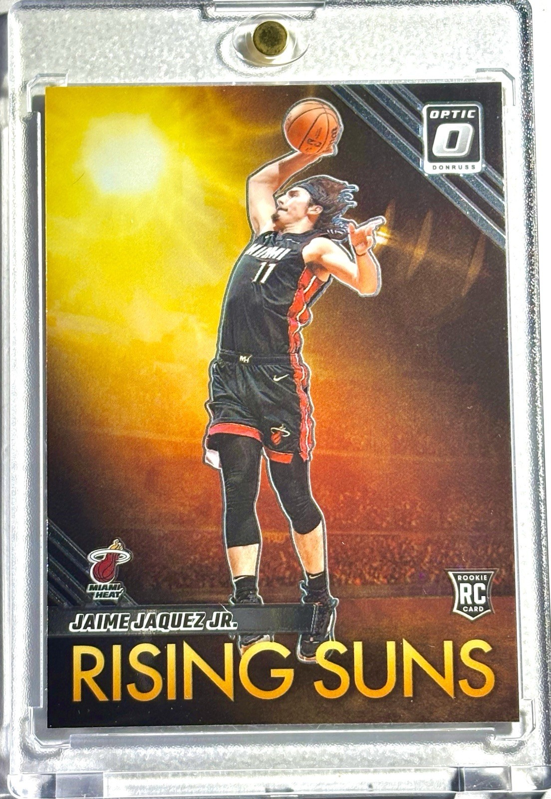 Jaime Jaquez Jr 2023-24 Optic Rising Suns Insert Miami Heat RC