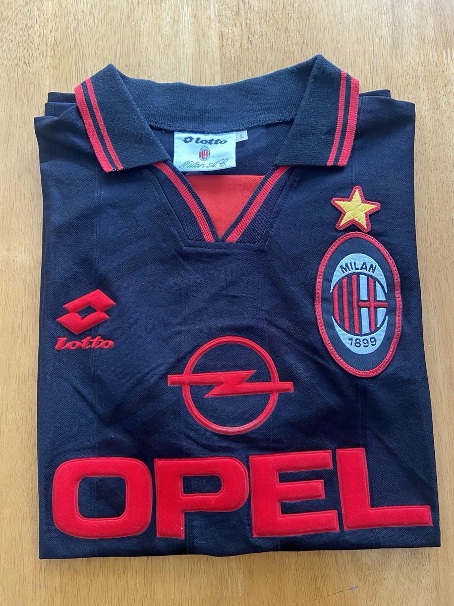 AC Milan 1996-97 Vintage Third Jersey. Authentic Lotto Replica