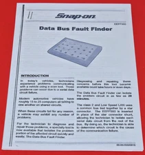 Snap-On Tools EEFF500 Data Bus Fault Finder Instruction Manual Only