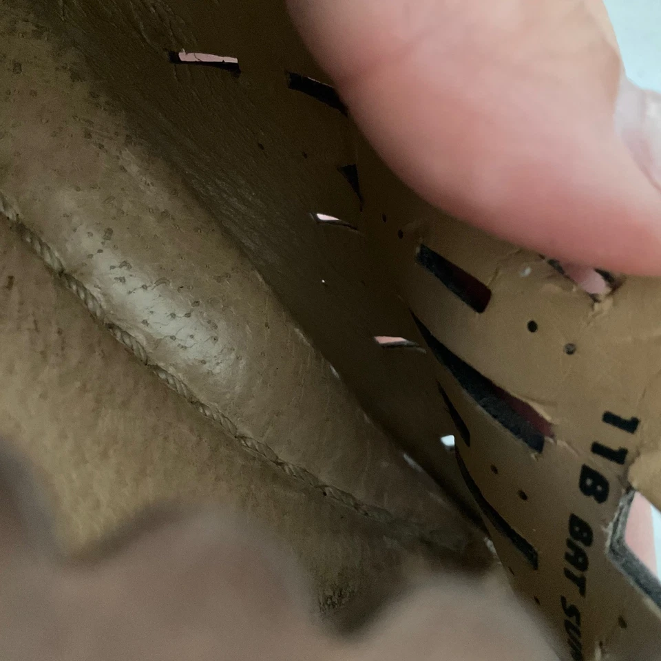 Sandálias femininas Earth couro marrom recortado cunha recortada sapatos tamanho 11B - Imagem 3 de 4