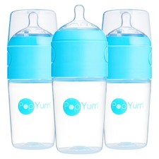 9 oz Blue Anti-Colic Formula Making Baby Bottles, 3-Pack