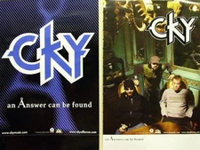 CKY 2005 2 sided Answer Can Be Found promo poster New Old Stock Bam Margera