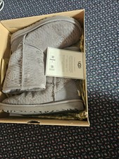 Silver Metalic Ugg Boots Size 5.5