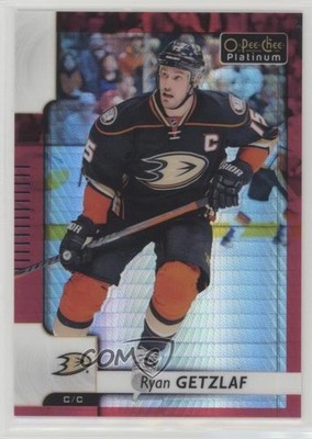 2017-18 O-Pee-Chee Platinum Red Prism 93/199 Ryan Getzlaf #130 1d77