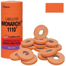 Pricing Labels for Monarch 1110 Red - 17,000 Labels w/ 16 Rolls Value Pack, 1...