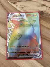 carta pokemon pikachu vmax rainbow