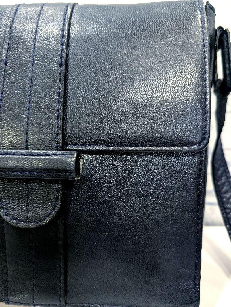 Borsa a tracolla Yves Saint Laurent vintage pelle navy usata