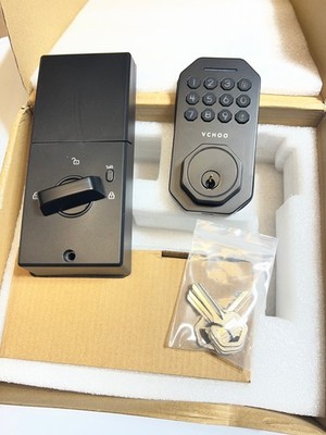 VCHOO Keyless Entry Door Lock with Handle, App Control Door Locks for Front Door