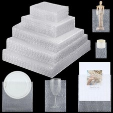 100 Pcs 5 Sizes Bubble Pouches Bags Bubble Bags for Shipping Packing Cushion ...