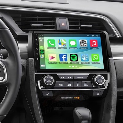 9'' 4+64G Car Stereo Radio For Honda Civic 2016-2020 Carplay GPS Android 15 WIFI