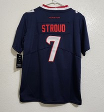 Youth Houston Texans C.J. Stroud #7 Stitched Blue Jersey Size Large (14/16) NWT