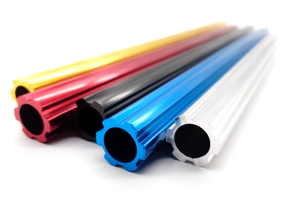 Reggisella scanalato BMX Old School 22,2 mm - rosso, oro, blu, argento, nero (inutilizzato) - Immagine 2 di 4