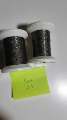 2 Spulen Madeira Mettalic Garn No 20 ,  FS ,  424, Stickgarn