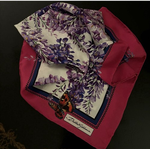 Dolce & Gabbana Wisteria Print Scarf