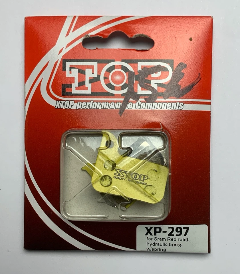XTOP PAIRE DE PLAQUETTES JAUNE / YELLOW XP-297 (5) - Photo 1/2