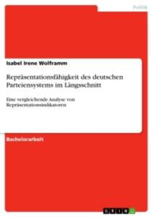 Repräsentationsfähigkeit Des Deutschen Parteiensystems Längsschnitt