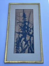 Lee Raiken Painting Abstract New York Mid Century Modern Expressionism Listed