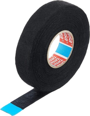 tesa Gewebeband 25M Isolierband für Kabelbäume Baumwolle Klebeband (25mm x 25M)