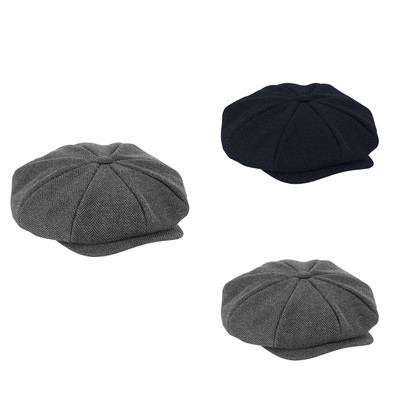 Beechfield Heritage Baker Boy Cap - Unisex Traditional Style Hat Tear-out Label
