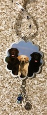 Handmade Recycled Christmas Ornament Hanger Dog Breeds - LABRADOR RETRIEVER