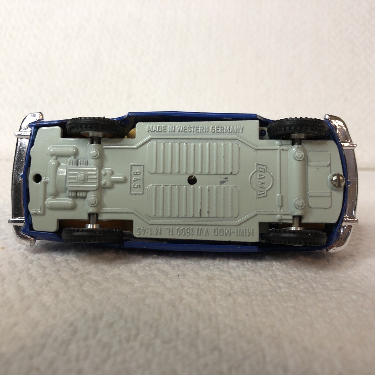 Gama Mini Mod VW 1600 TL Blue 1/45 Scale Made In West Germany | eBay