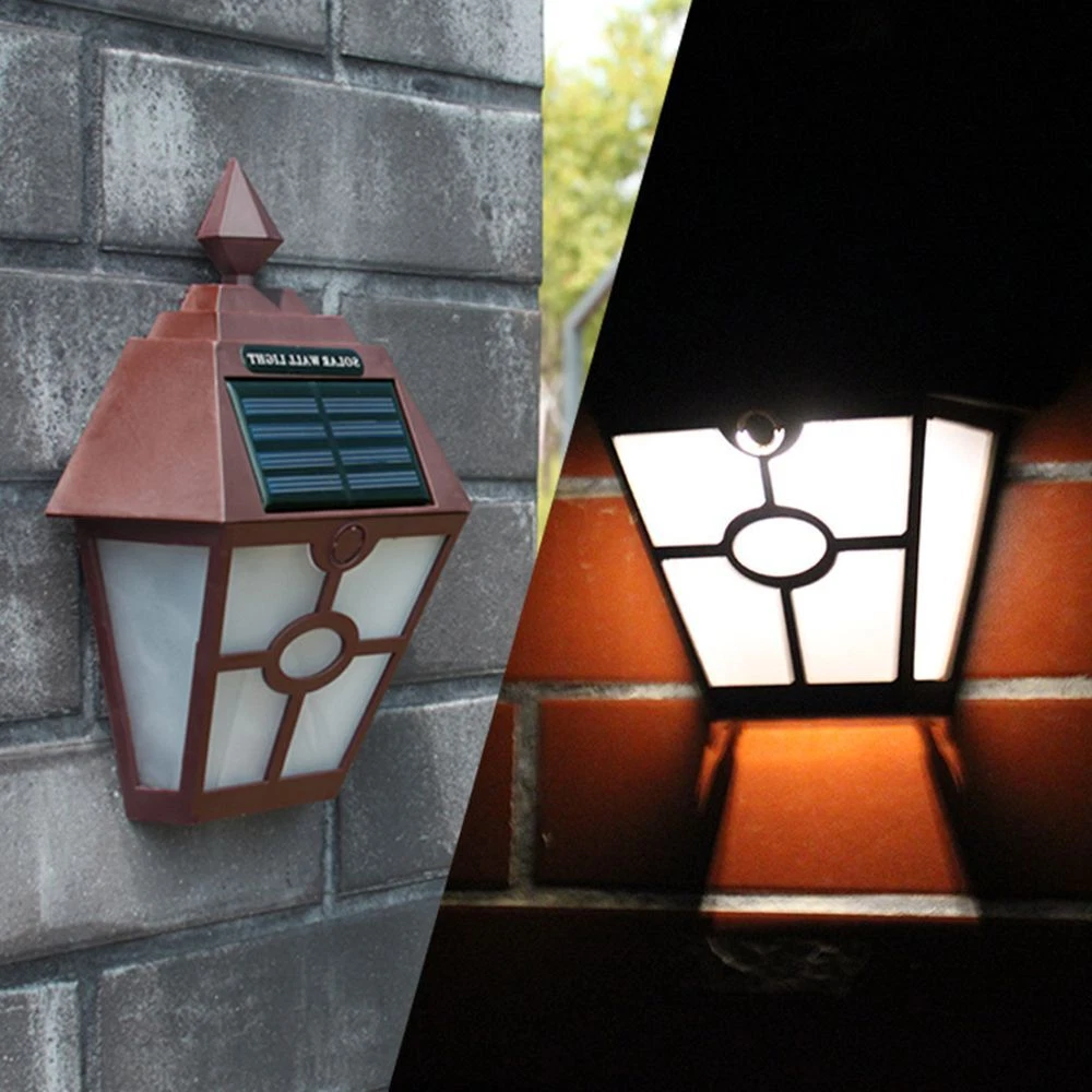 Solar fence lamp online