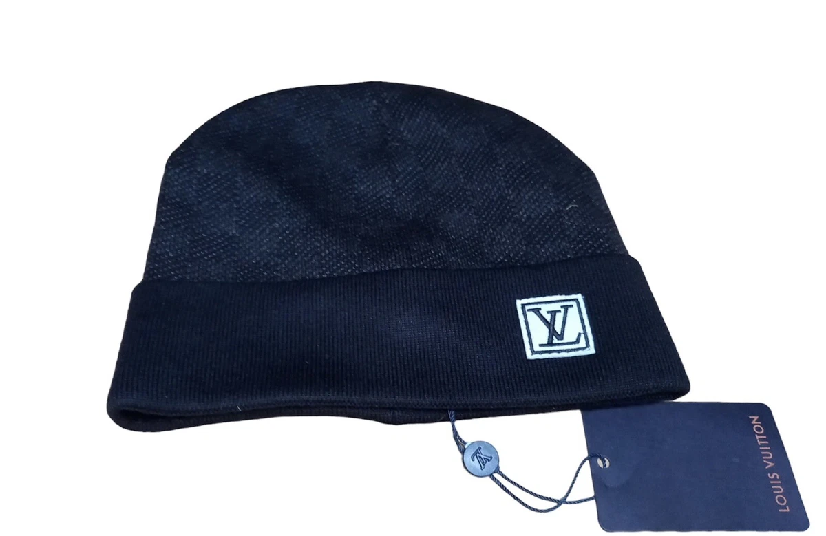 Genuine Louis Vuitton Beanie. Brand New- BLACK