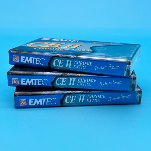 Lot De 6 Cassettes EMTEC CS CE II Chrome 90 – Neufes Sous Blister
