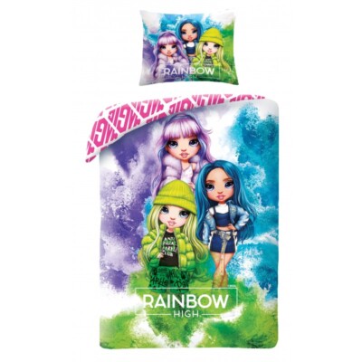 Rainbow High Kinderbettwäsche Kinder Bettwäsche 140x200