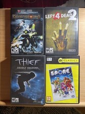 4 PC GAMES: Left 4 Dead 2, Spore, Defense Grid, Thief Deadly Shadows, EA Classic