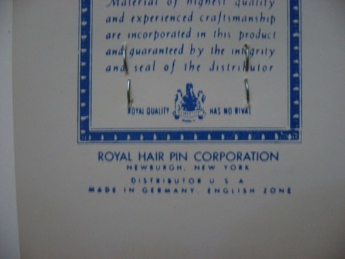 Vintage Nellie Martin machine needles Germany Sealed card #18 ENGLISH ZONE - Picture 10 of 11