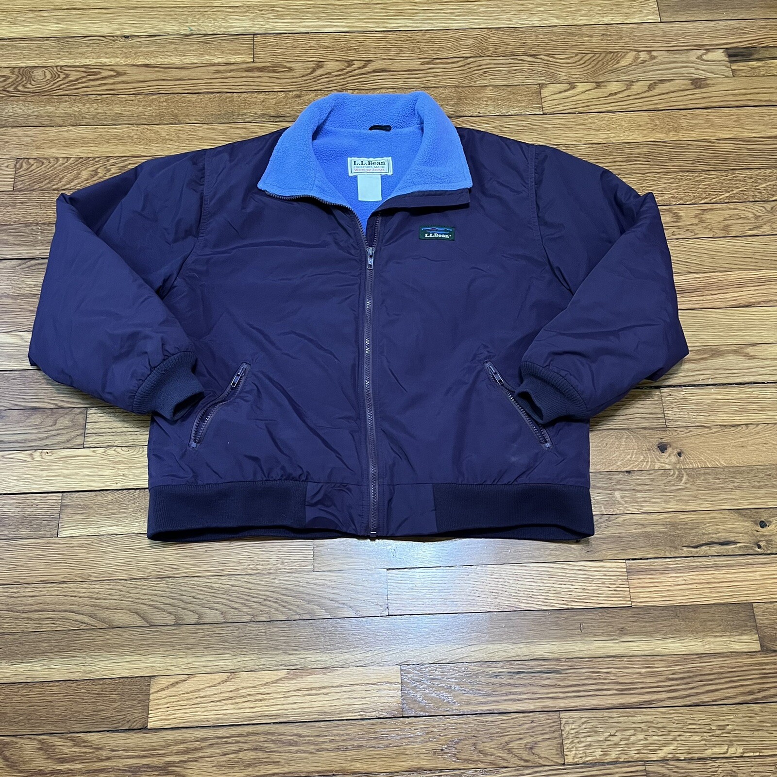 LL Bean Warm Up Bomber Jacket Womens 