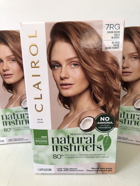 3X Clairol Natural Instincts Non-Permanent Hair Color 7RG ...