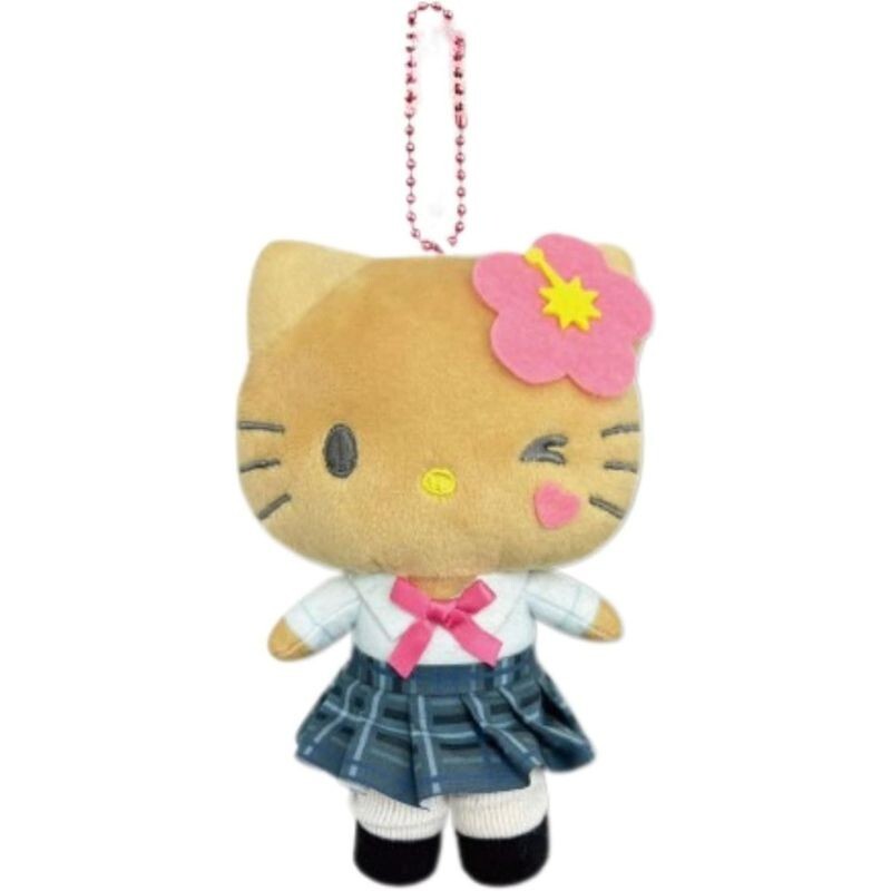 Sanrio Mascot Pouch Gal 2 Hello Kitty Brown Plush JAPAN OFFICIAL