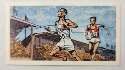 1959 Comet Sweets Olympic Achievements #28 200 Metres, 1956 R. Morrow (C)