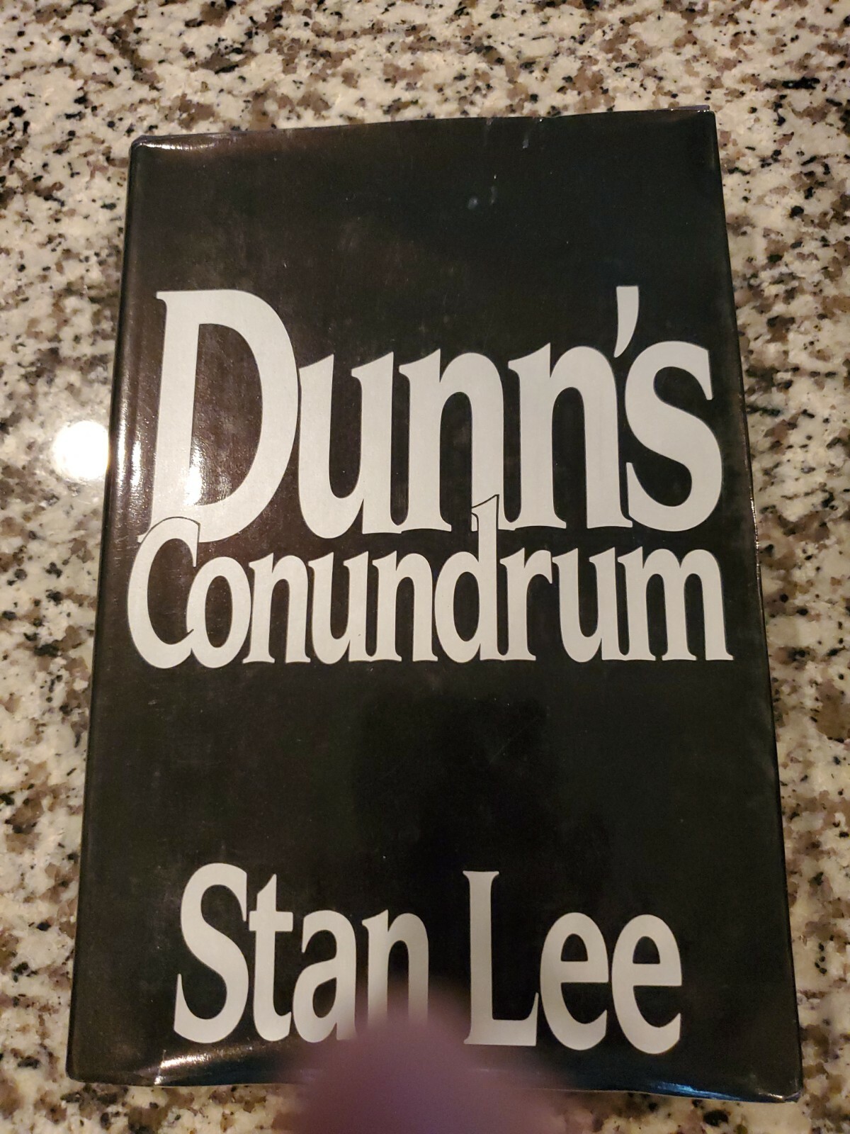 FILA 1985 Dunn's Conundrum Stan Lee Harper & Row Hardcover Dust Jacket FP20