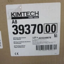 KIMTECH 39370 PURE A8 SHOE COVERS, SMALL/MEDIUM, WHITE (BOX OF 300)