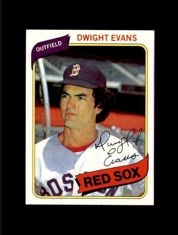 1980 Topps Baseball #405 Dwight Evans (Red Sox) NM-MT