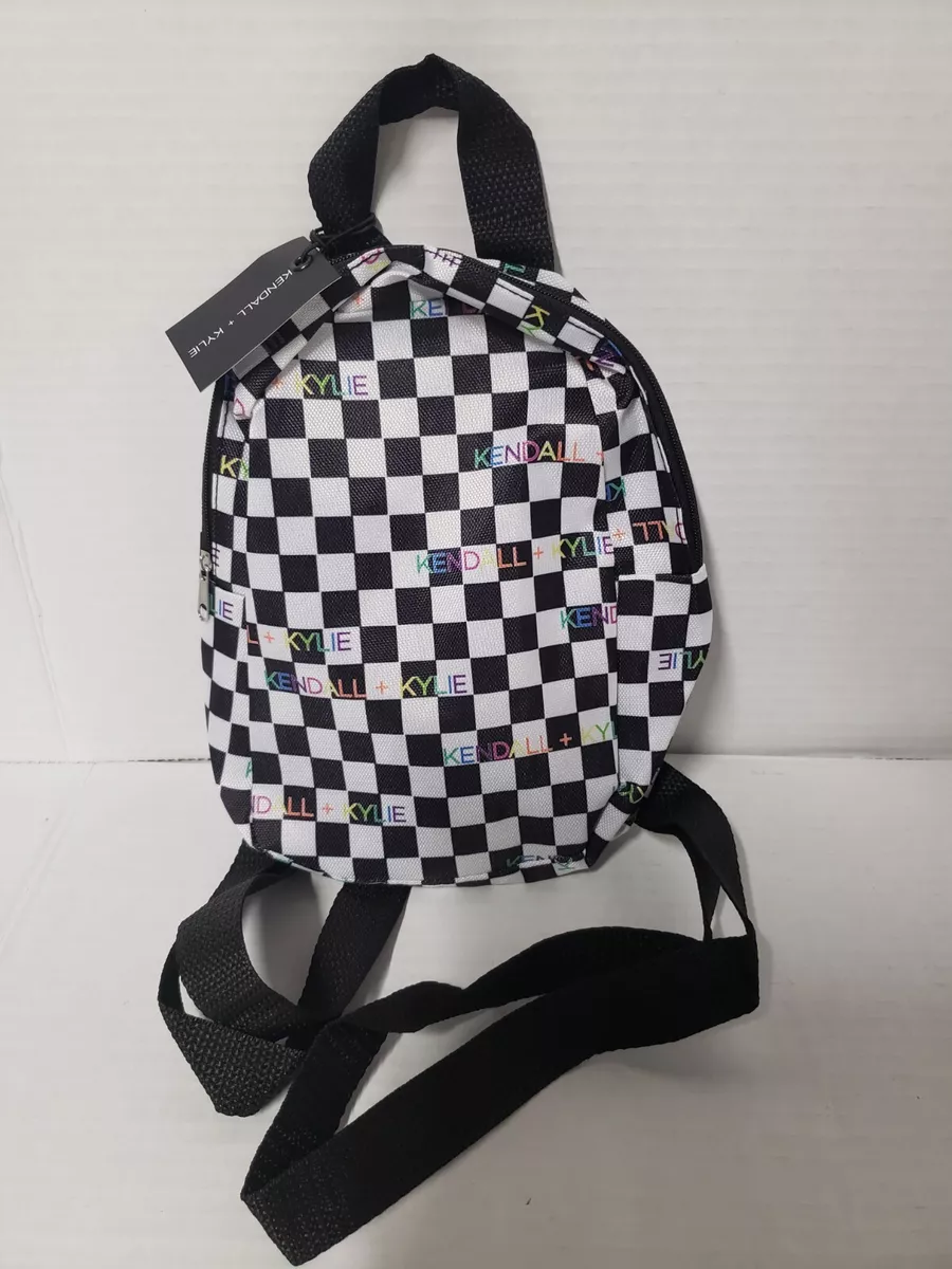 KENDALL KYLIE New with tags Black white checkered Backpack
