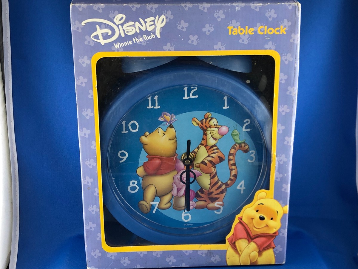 DISNEY WINNIE THE POOH TABLE CLOCK VINTAGE | eBay