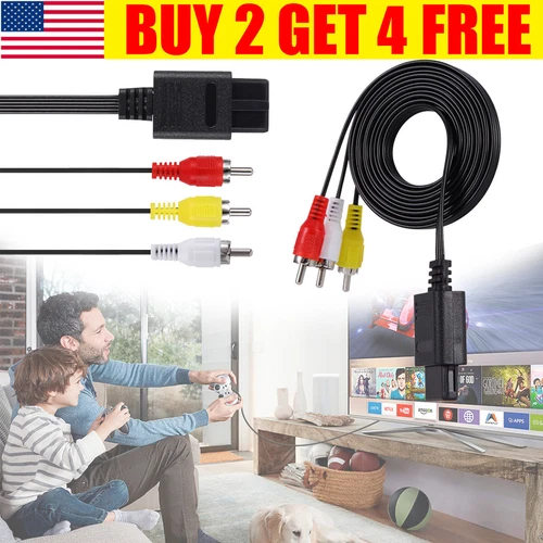 N64 AV to HDMI Cable Audio Video AV Cable Cord for Nintendo 64 N64 Gamecube 6FT