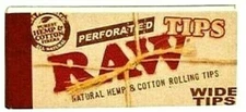 Raw Filter Tips Perforated Wide Tips 50 Count 1/PK *Discounts*FREE USA SHIPPING!
