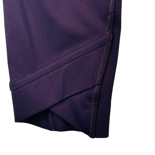 Gymshark Crossover Leggings High Waisted Athletic Purple Plum Small 25" - Picture 8 of 9