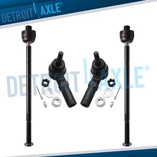 4pc Front Inner Outer Tie Rods for Buick Lesabre Riviera Cadillac DTS Deville