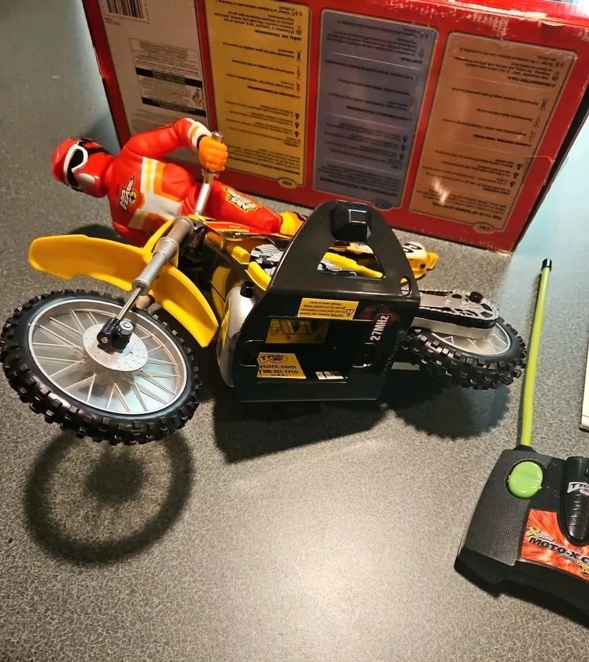 Vintage Tyco RC Travis Pastrana Xtreme Moto-X- Cycle Motocross W/Box NO BATTERY  - Image 4 of 4